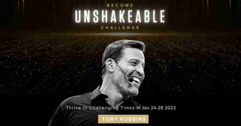 Become Unshakeable Challenge with Tony Robbins