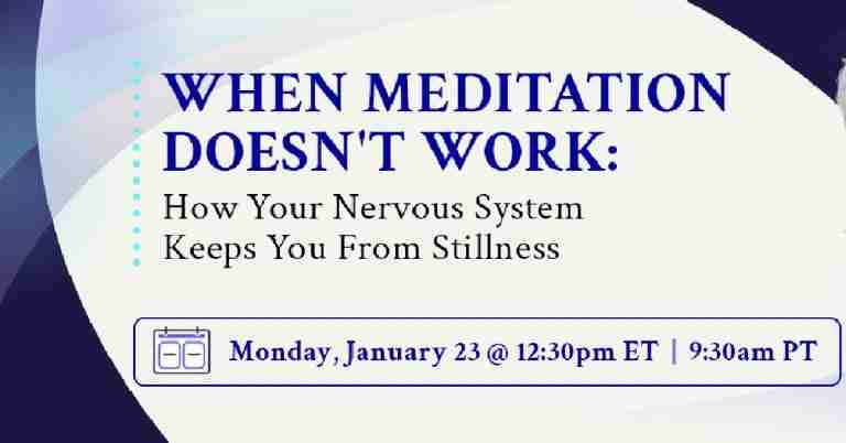When Meditation Doesn't Work - With Jeffrey Rutstein