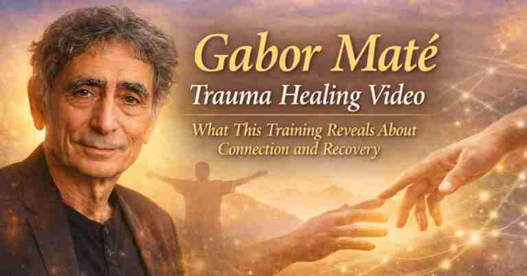 Gabor Mate Trauma Healing Video
