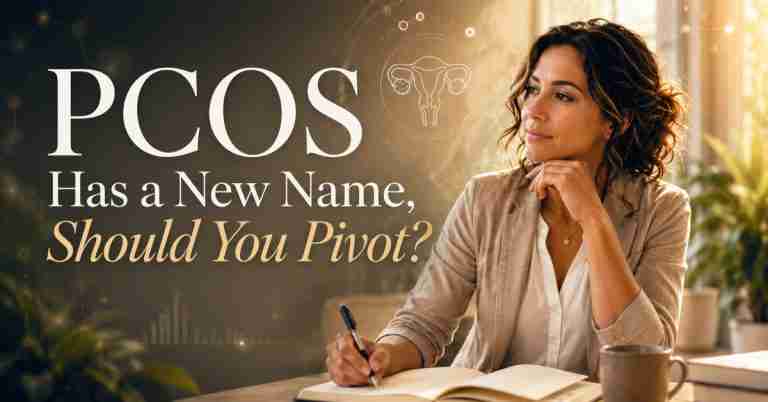 PCOS Has a New Name, Should You Pivot? Free Training With Margaret Floyd Barry and Sara Fields