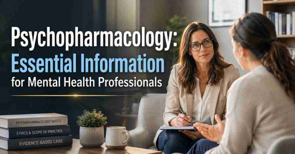 Psychopharmacology: Essential Information for Mental Health Professionals - Free Training with Kenneth Carter