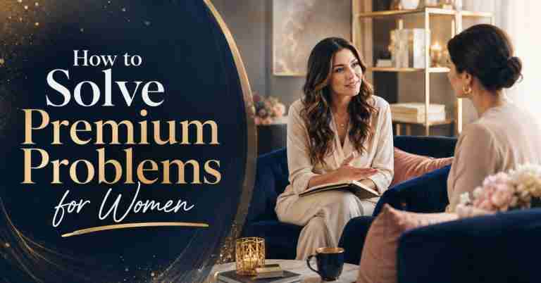 How to Solve Premium Problems for Women - Free Webinar with Claire Zammit