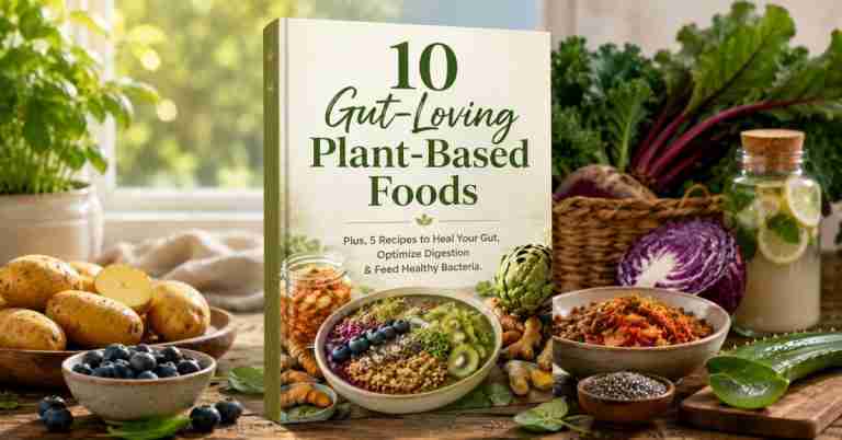10 Gut Loving Plant-Based Foods - Free eBook