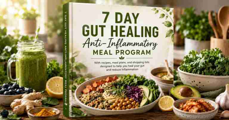 7-Day Gut Healing Anti-Inflammatory Meal Program - Free eBook From Health Matters