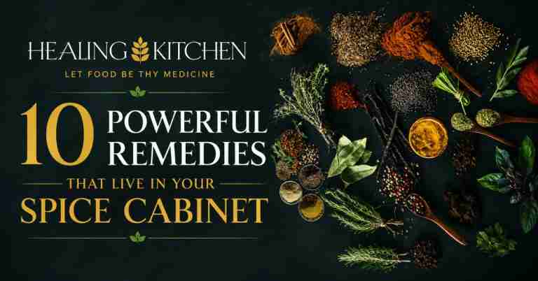 10 Powerful Remedies That Live In Your Spice Cabinet - Free eBook From The Healing Kitchen