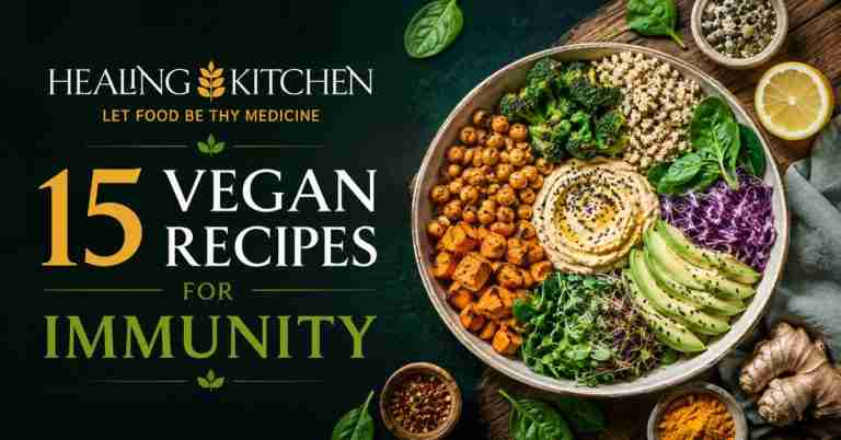 15 Vegan Recipes for Immunity - Free eBook from The Healing Kitchen