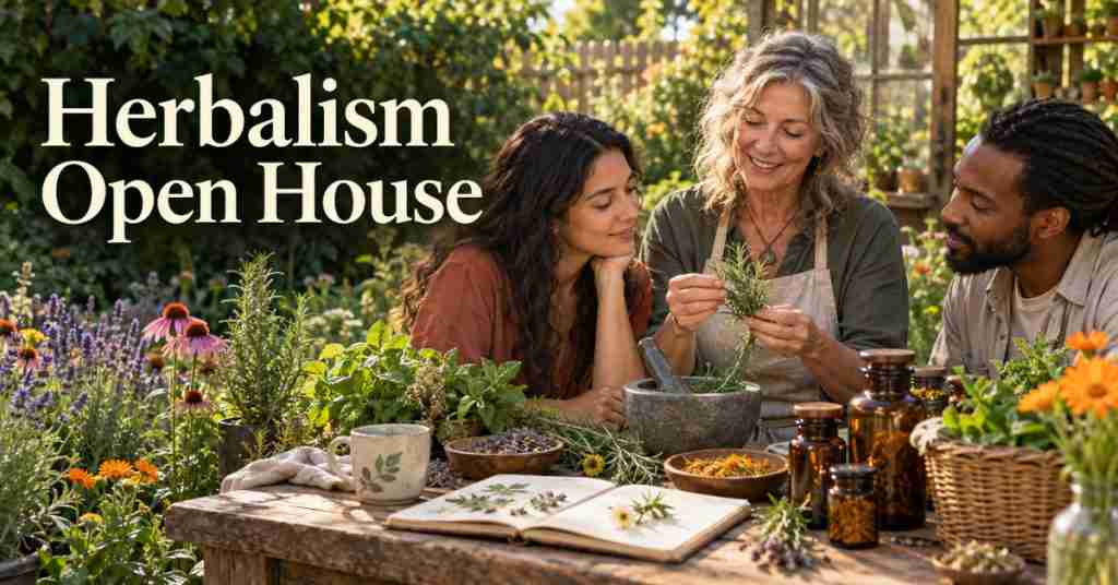 Herbalism Open House - Free Live Event to Start Your Path As An Herbalist
